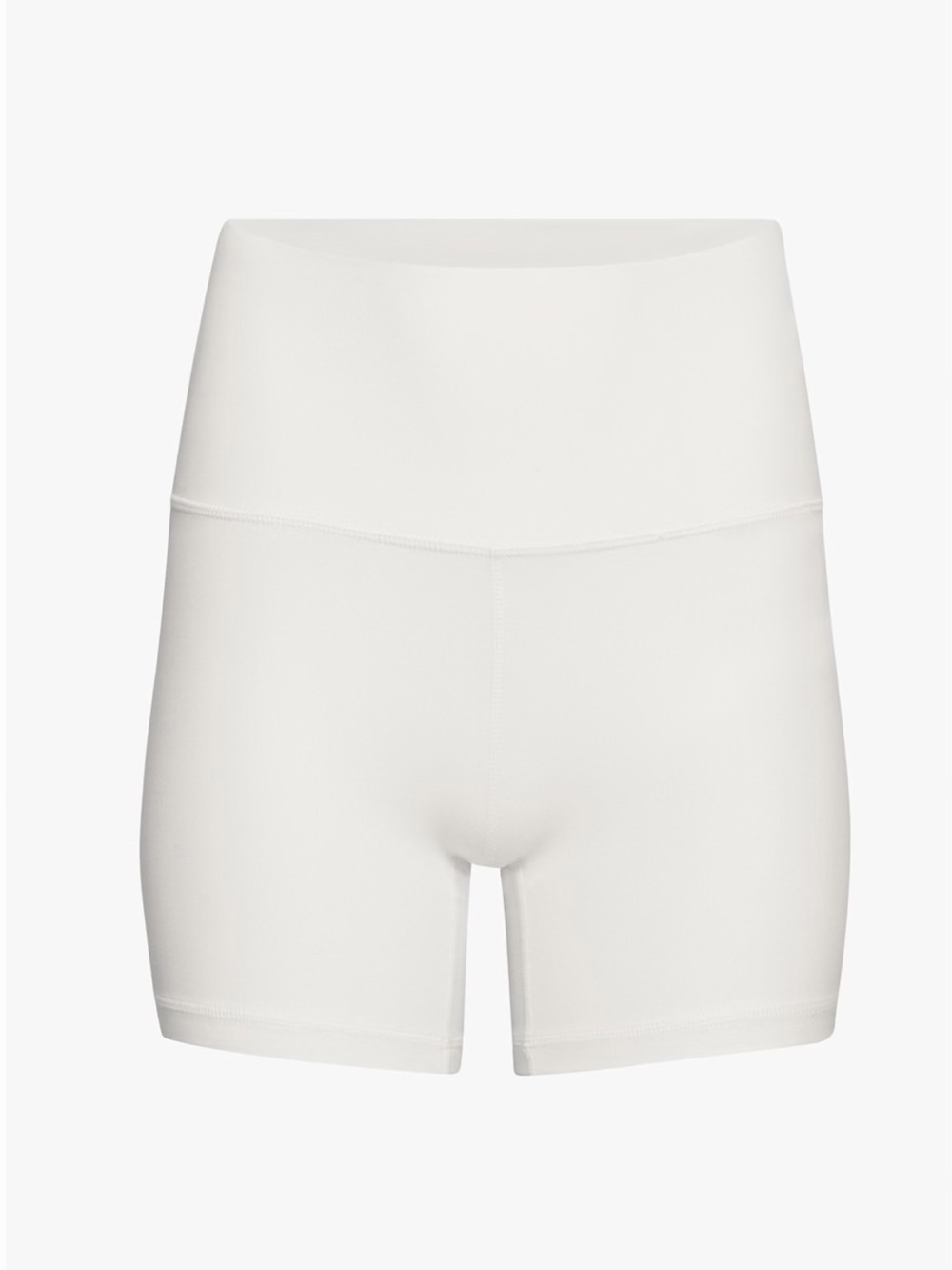 Aritzia White High-Rise Bike Shorts